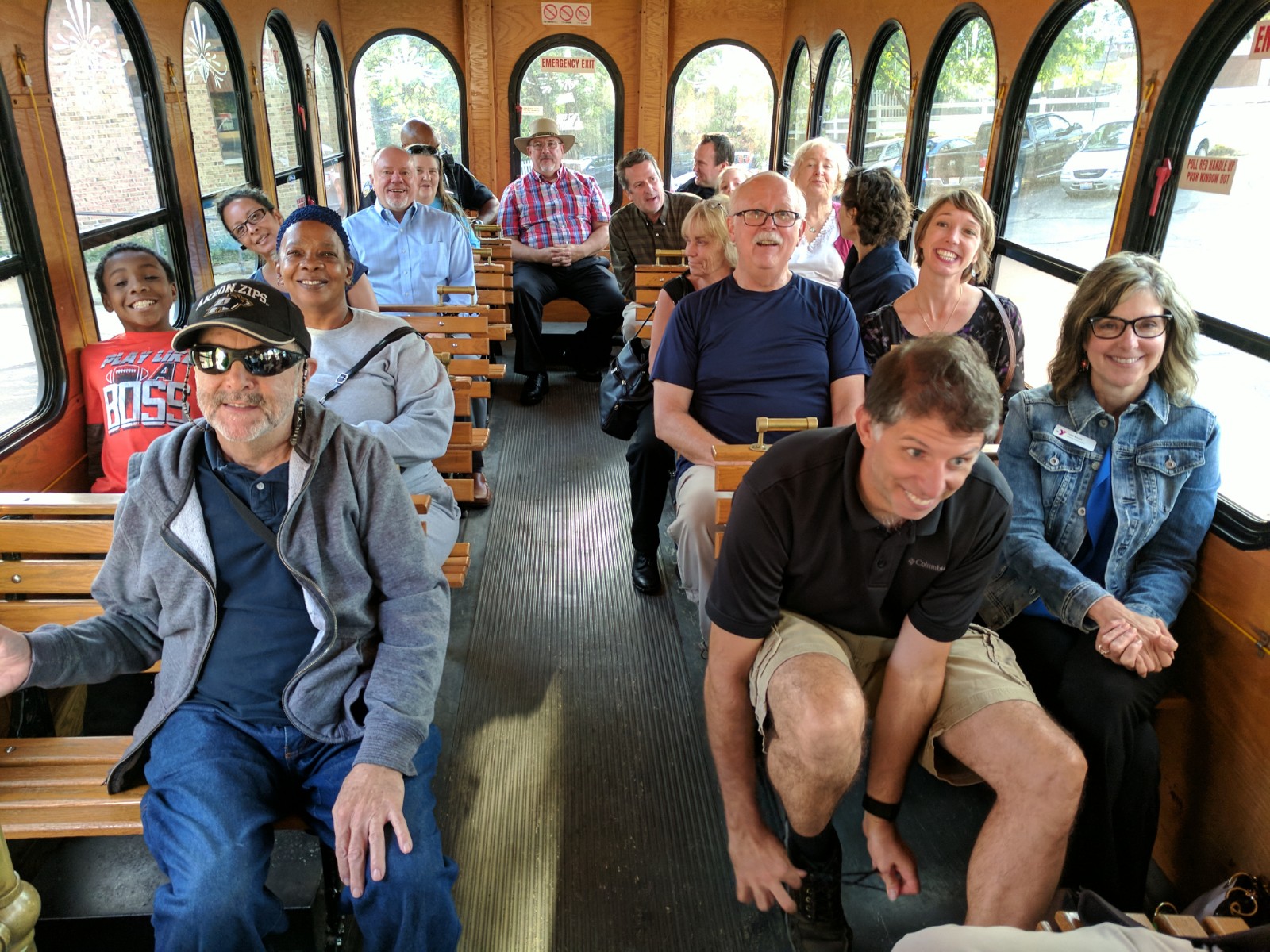 Neighborhood Network meeting trolley tour
